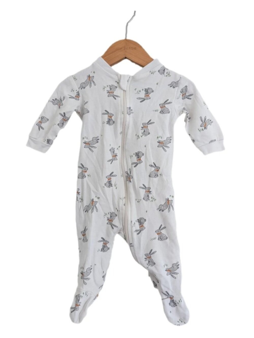 🩵 4/$20 George Bunny Footie Sleeper 0-3m‎